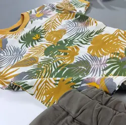 تیشرت شلوارک کتان هاوایی