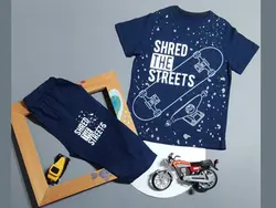 تیشرت شلوارک پسرانه اسکیت