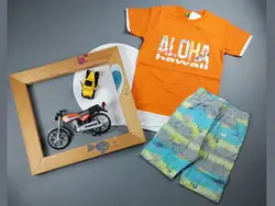 تیشرت شلوارک پسرانه هاوایی