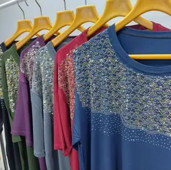 تیشرت زنانه سنگ دوزی