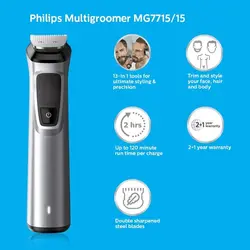 ست ماشین اصلاح فیلیپس مدل MG7715 ا Philips MG7715 Grooming Kit