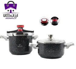 زودپز دوقلو لایف اسمایل مدل ZDS-4+6M ا (شما لایق بهترین ها هستید) _ Life Smile Pressure Cooker ZDS-4+6M