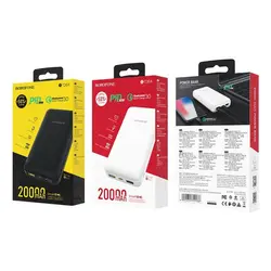 پاوربانک فست شارژ BOROFONE مدل BT26A با ظرفیت 20000MAH