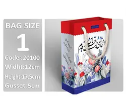 ساک دستی  مقوایی سایز یک