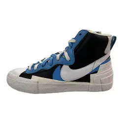 کفش بسکتبال نایک بلیزر Nike Blazer Mid Sacai White Black Legend Blue آبی