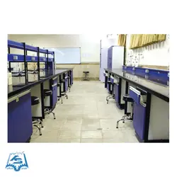 سکوبندی آزمایشگاه - شرکت آتیه سازایرانیان تجهیزات آزمایشگاهی - میز آزمایشگاه