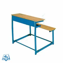 میز و نیمکت ۲ نفره - شرکت آتیه سازایرانیان تجهیزات مدارس - انواع میز و صندلی