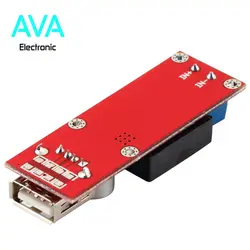 ماژول کاهنده، با ولتاژ متغییر 7 الی 24 ولت در ورودی و ولتاژ ثابت 5v خروجی USB