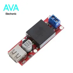 ماژول کاهنده، با ولتاژ متغییر 7 الی 24 ولت در ورودی و ولتاژ ثابت 5v خروجی USB