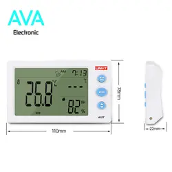 نمایشگر دما و رطوبت UNI-T A12T دارای سنسور خارجی و آلارم