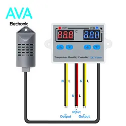 کنترلر دما و رطوبت 12 ولت مدل XH-W1099