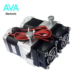 اکسترودر دو نازله MK8 پرینتر سه بعدی ۳D Printer MK8 Extruder