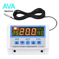 ترموستات دیجیتال و تایمر 12VDC مدل XH-W3103