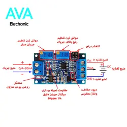 مبدل جریان به ولتاژ 4 تا 20 میلی آمپر مدل HW-685