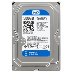 هارد دیسک اینترنال وسترن دیجیتال مدل WD BLUE WD5000AAKX ظرفیت 500 گیگابایت