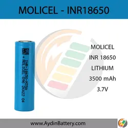 باتری قابل شارژ لیتیوم یون مولیسل  MOLICEL INR18650 _ 3500mAh