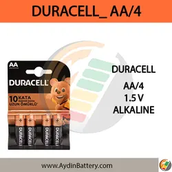 باتری قلمی آلکالاین دوراسل DURACELL BASIC AA B4