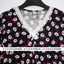 شیک فر پیراهن بلند ویسکوز