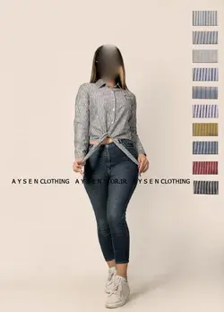 ED شومیز زنانه لنین گلدوزی