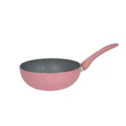 تابه ووک گرانيت سایز متوسط merisa صورتی گرانیت