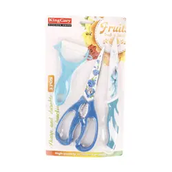 ست ابزار آشپزی 3 پارچه مدل Flower رنگ آبی