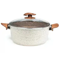 قابلمه تک سایز 26 اویز مدل سوینگ رنگ کرم گرانیت