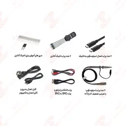 اسیلوسکوپ 100 مگاهرتز 2 کاناله Hantek MPO6102D همراه با لاجیک و فانکشن