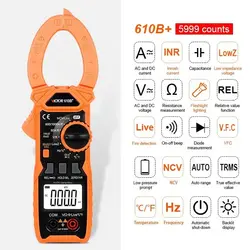آمپرمتر کلمپی AC/DC ویکتور مدل +Victor 610B