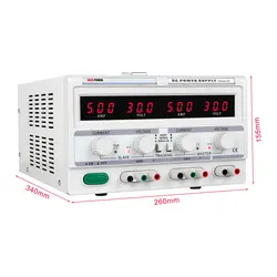 منبع تغذیه دوبل 30 ولت 5 آمپر مدل Nice-Power TPR3005-2D
