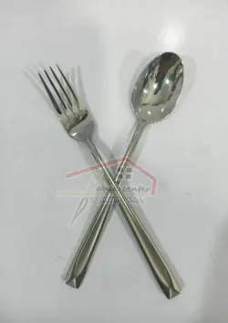 سرویس قاشق و چنگال 24 نفره مدل دیاموند (Diamond) مارک Unique همراه جعبه