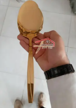 سرویس قاشق و چنگال 24 نفره مدل ونیز تمام طلایی مارک یونیک