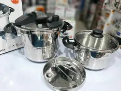 زودپز دوقلوی کلیپسی مونتینی - Original Montini Twin Pressure Cooker - بابک سنتر