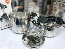 زودپز دوقلوی کلیپسی مونتینی - Original Montini Twin Pressure Cooker - بابک سنتر