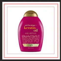 شامپو بدون سولفات روغن کراتین او جی ایکسogx anti breakage keratin oil shampoo 385 ml