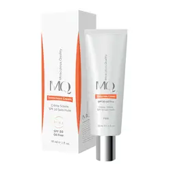 کرم ضد آفتاب صورتی SPF 50 فاقد چربی ام کیو ۵۵ میلی لیتر | MQ SPF 50 Oil Free Invisible pink Sunscreen Cream 55 ml