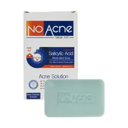 صابون نوآکنه حاوی سالیسیلیک اسید و جلبک دریایی حجم ۱۰۰ گرم | No Acne Salicylic Asid Soap 100 g