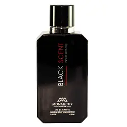 ادو پرفیوم مردانه مونارچی مدل بلک سنت BLACK SCENT حجم ۱۰۰ میلی لیتر | MONARCHY BLACK SCENT EDP ML 100