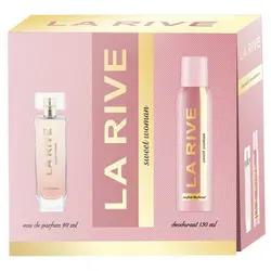 ست عطر و اسپری زنانه لاریوسویت وومن LA RIVE GIFT SET Sweet woman EDT 90+150 ML حجم ۱۵۰+۹۰ میلی لیتر