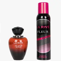 ست عطر و اسپری زنانه لاریو فلور د فمه LA RIVE GIFT SET FLEUR DE FEMME EDT W 90+150 ML حجم ۱۵۰+۹۰ میلی لیتر