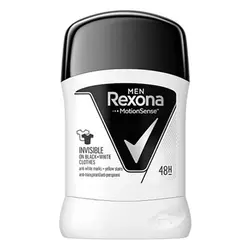 مام رول صابونی رکسونا اینویزیبل بلک وایت Rexona Deodorant Invisible Black &amp; White Deodorant  حجم ۵۰ میلی لیتر