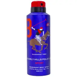 اسپری مردانه بورلی هیلز پولو کلاب اسپرت شماره ۸ BEVERLY HILLS POLO CLUB SPORT N8 DEODORANT حجم ۱۷۵ میلی لیتر