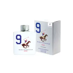 عطر ادکلن مردانه بورلی هیلز پولو کلاب اسپرت شماره ۹ BEVERLY HILLS POLO CLUB SPORT N9 حجم ۱۰۰ میلی لیتر | Beverly Hills polo Club Nine Eau De Toilet For Men 100 ml