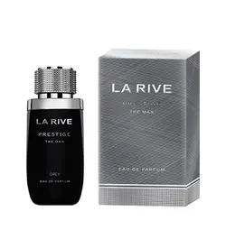 عطر ادکلن مردانه لاریو مدل پرستیژ د من گری La Rive Prestige Grey حجم ۷۵ میلی لیتر | La Rive PRESTIGE THE MAN GREY Eau De Parfum for Men 75 ml