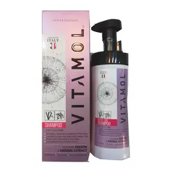 شامپو مخصوص موهای فر و مجعد ویتامول Vitamol For Curly Hair حجم ۳۰۰ میلی لیتر