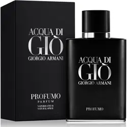 عطر ادکلن مردانه جورجیو آرمانی مدل آکوا دی جیو پروفومو مشکی Giorgio Armani Acqua di Gio Profumo حجم ۷۵ میلی لیتر | Giorgio Armani Acqua Di Gio Profumo Parfum For Men 75 ml