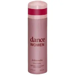 اسپری خوشبو کننده بدن زنانه جانوین مدل دنس وومن dance women حجم ۲۰۰ میلی لیتر |  Johnwin spray dance women 200 ML