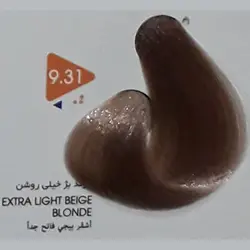 رنگ مو بلوند بژ خیلی روشن ویتامول شماره ۹/۳۱ | Vitamol Hair Color No9.31
