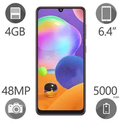 گوشی سامسونگ گلکسی A31 دو سیم کارت| ظرفیت 128 گیگابایت