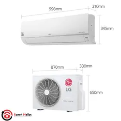 کولر گازی الجی 24هزار سردوگرم اینورتر دار