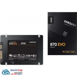 حافظه اس اس دی اینترنال سامسونگ با ظرفیت 250 گیگابایت مدل Samsung EVO870 250GB